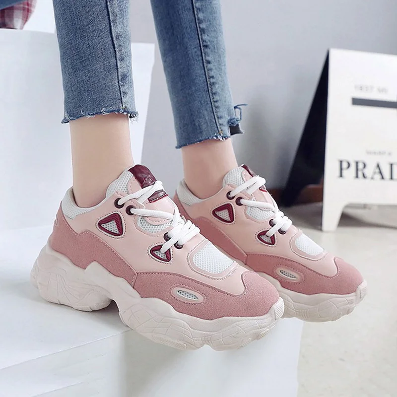 Женские кроссовки на вулканизированной подошве весенне осенняя повседневная