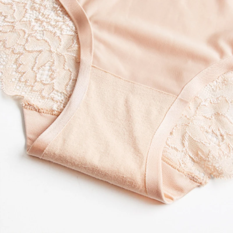 Бесшовные трусики для женщин пикантные размера плюс Ice Silk трусы удобные