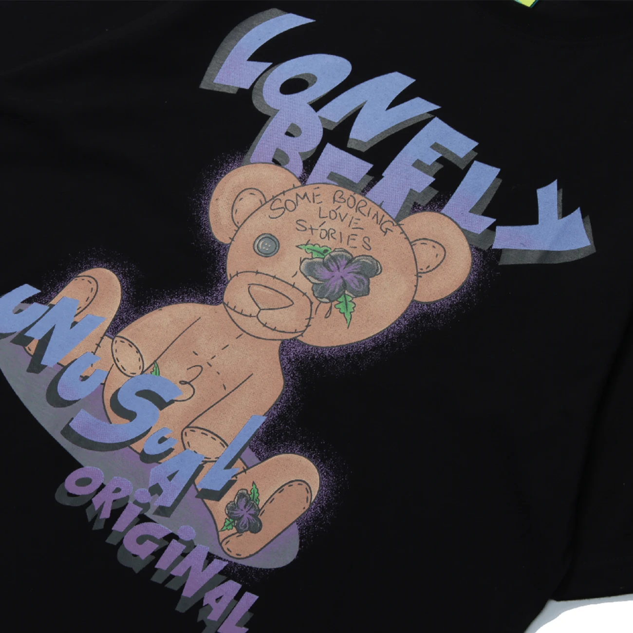 

LACIBLE Bear Print Hip Hop T-Shirt Men Streetwear Harajuku Tshirts 2021 Summer Cotton Short Sleeve Shirts oversize Tops Black