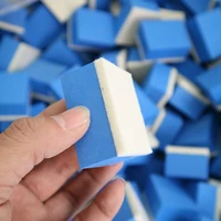 310pcs blue magic clay sponge bar car pad block cleaning eraser wax polish pad tool degreasing film shellac cleaning wool wipe