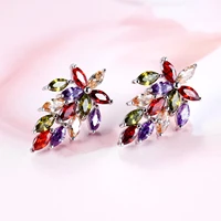 foreign trade new european creative ear ornaments zircon jewelry womens decorative earrings manufacturers processing wholesale