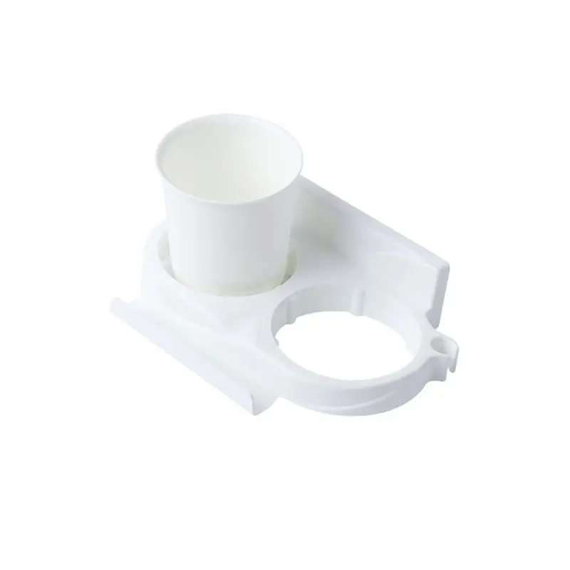 Настенный держатель для волос пластиковый фен с двойным отверстием | Бытовая