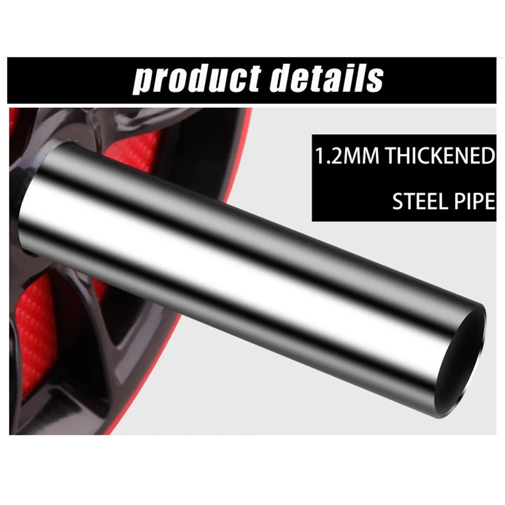 

ABS Wheel Exercise Gym Roller Abdominal Core Fitness Muscle Trainer Ab Roller + Mat