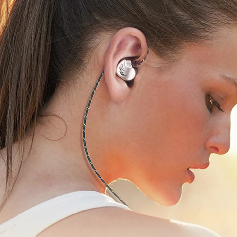 Наушники Hi-Fi QKZ CK7 в ухе наушники стерео Гонки Спортивная гарнитура Стерео Игровые