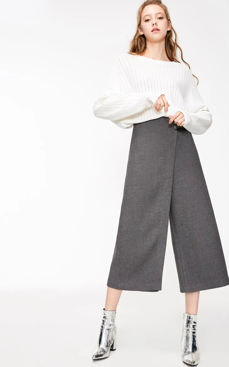 Vero Moda женские зимние модные свободные широкие брюки женские| 31836J522