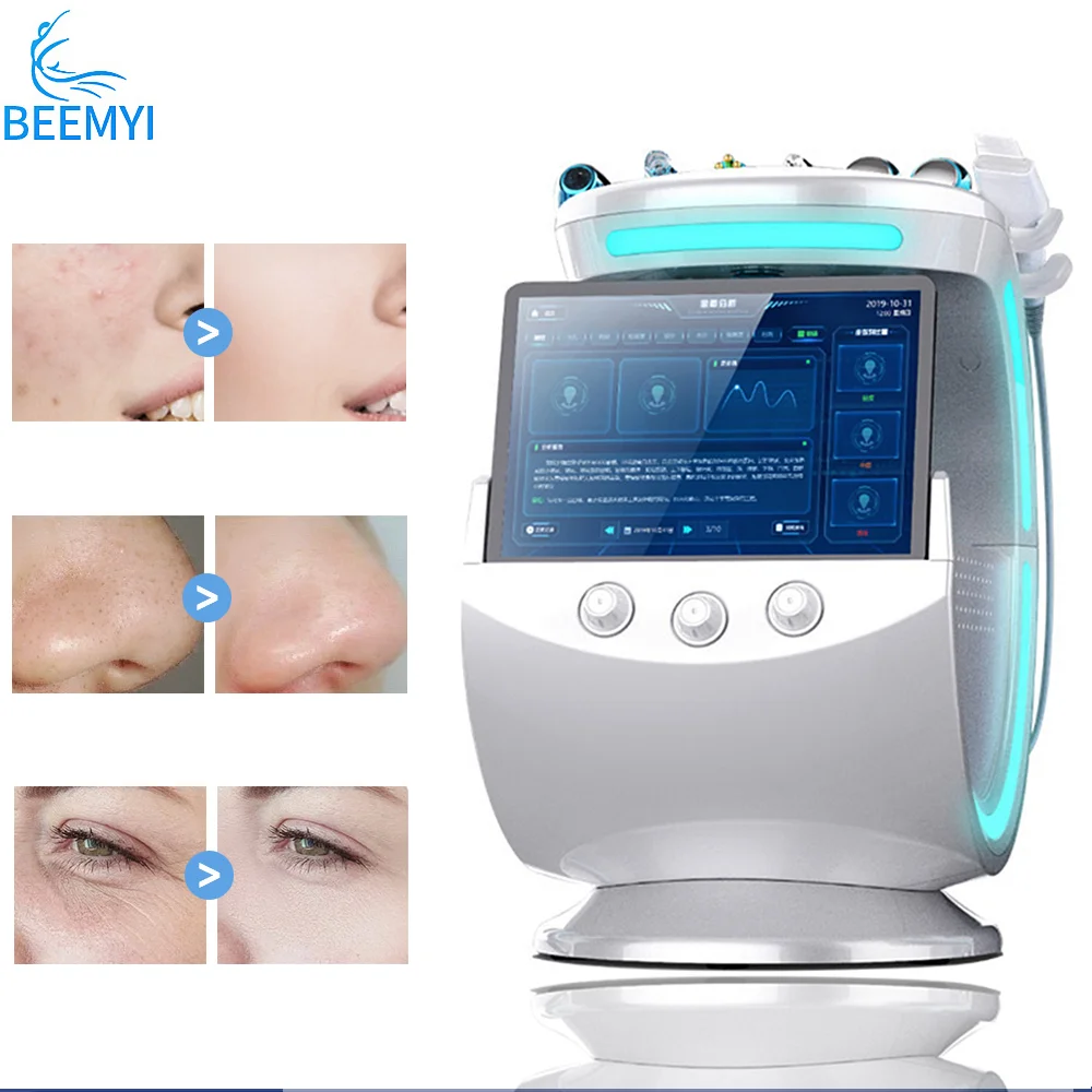 BEEMYI Skin Beauty Cleansing Facial Bubble Machine Skin Analyzer Oxygene Hydrafacial Machine Microdermabrasion Beauty Skin Care