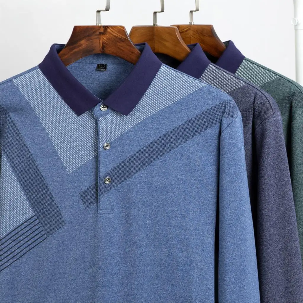 Hollirtiger/поло с длинными рукавами модная мягкая удобная футболка Homme мужские