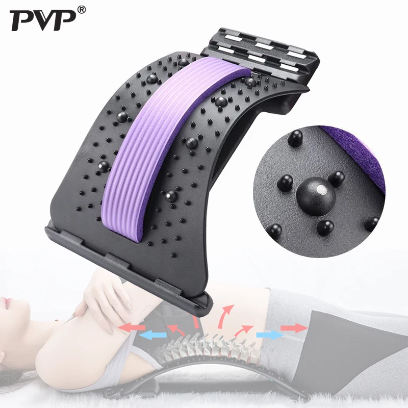 

Magnetic Therapy Back Massager Stretcher Neck Stretch Tools Massage apparatus Cervical Pillow Lumbar Spine Support Pain Relief