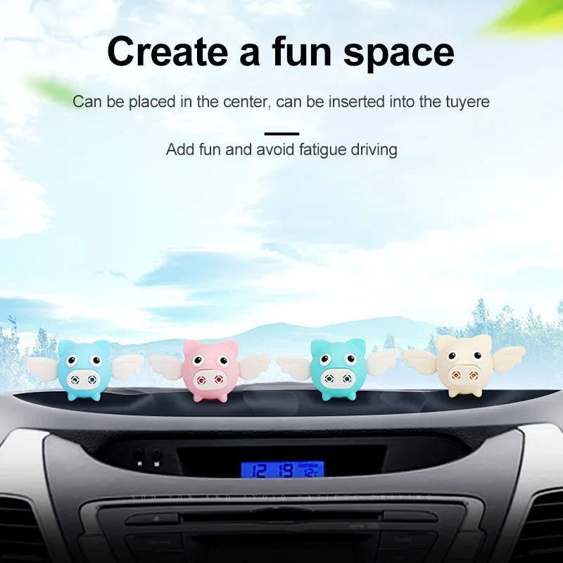 Автомобиль Летающая свинья воздуха на выходе освежитель духи аромат Клипса