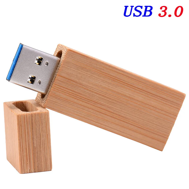JASTER USB 3,0 флэш-накопитель в деревянном корпусе с логотипом на заказ Бамбук usb с коробкой usb флэш-накопитель карта памяти, Флеш накопитель pendrive 8GB 16GB 32GB 64GB - Цвет: carbonized  usb