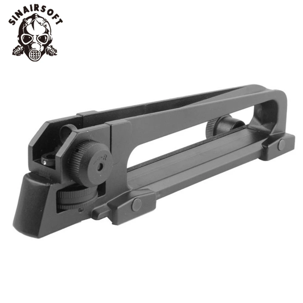 Tactics Metal M4 M16 AR15 Detachable Carry Handle With Mechanical Rear Sight For Paintball Airsoft Hunting Accessories | Спорт и