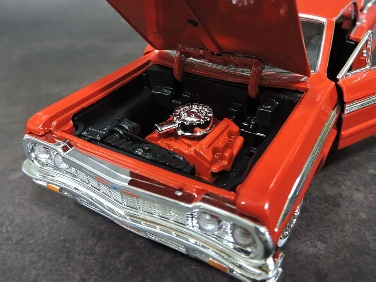 Новинка 1/24, специальный литой металл IMPALA SS, винтажный автомобильный настольный дисплей, коллекция моделей игрушек для детей