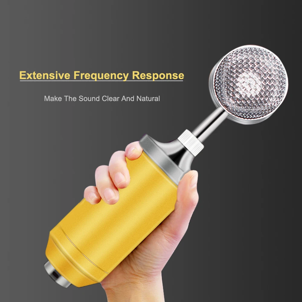 _ Комплект конденсаторного микрофона 3 5 мм записывающий Студийный микрофон