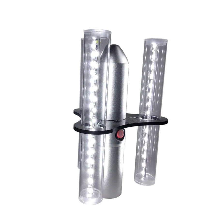 

Thrisdar Creative Rocket LED Flashing Stick 3 Head LED Bottle Strobe Baton Bar Champagne Topper Bottle Sparkler Strobe Stick