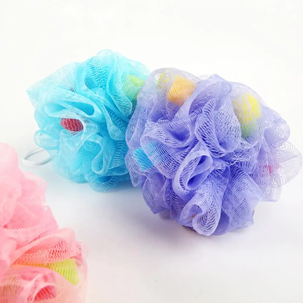 1 шт. губка для душа ванны пуф Loofahs сетчатая щетка мяч 35FP24|Банные щетки губки и