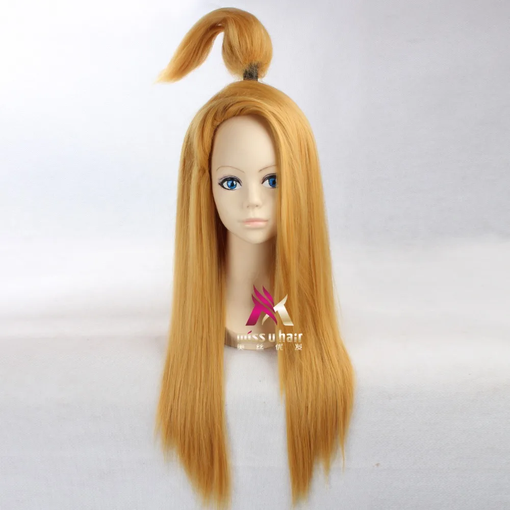 Новый Akactuki Косплэй парики Хэллоуин Дейдара парик для мужчин длинные золотые