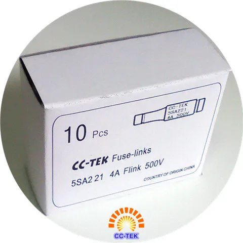 

CCTEK instead of 4 a 500 v fuse sa221 4 a 500 v molten core