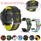 Ремешок для смарт-часов Garmin Fenix 6X 6XPro 5X 5 Plus 3 3HR Forerunner 935 945, быстросъемный силиконовый браслет