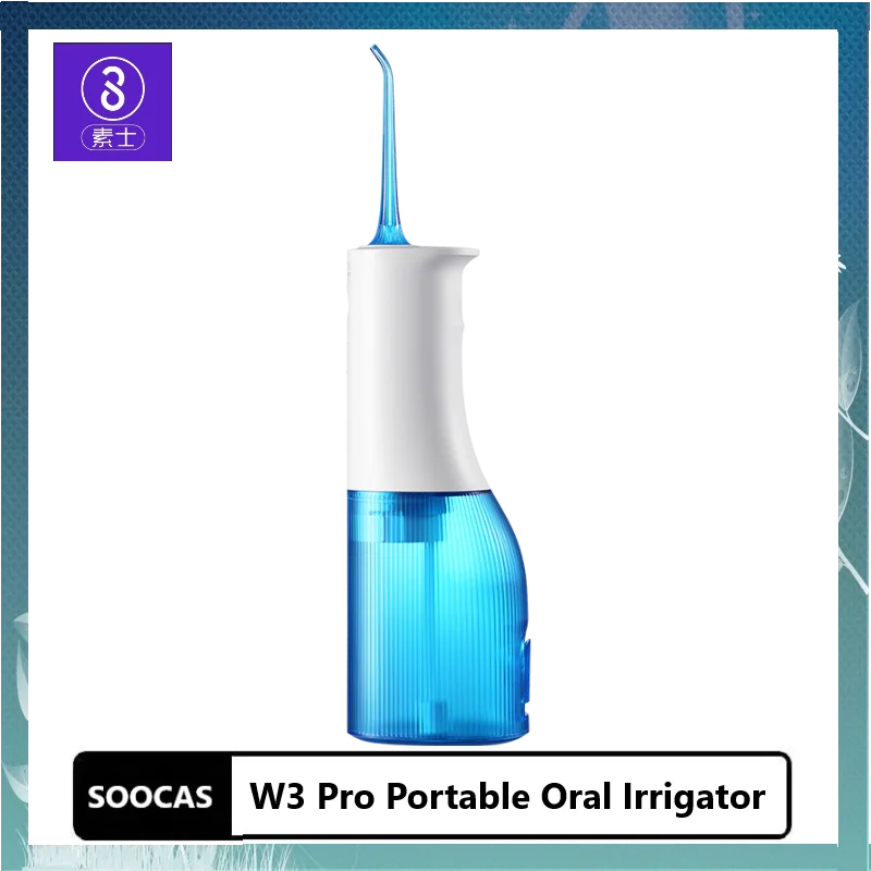 Soocas W3 Pro Portable Oral Irrigator Rechargeable Waterproof Toothpick Oral Cleaning Tooth Whitening 360 ° Rotary Nozzl