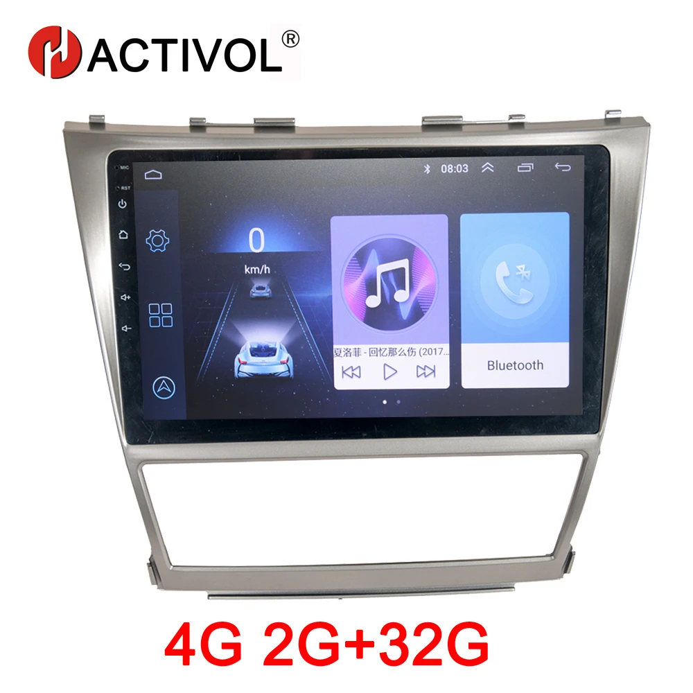 HACTIVOL 2G+32G Android 8.1 Car Radio for Toyota Camry AURION v40 2006 2011 car dvd player accessory 4G multimedia player|Автомагнитолы|