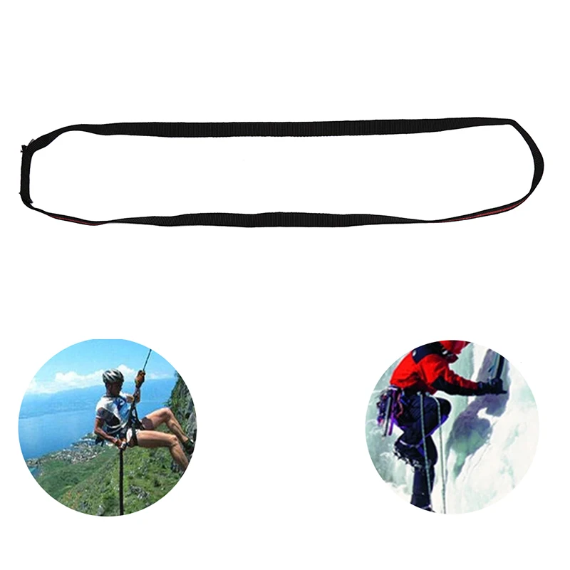 

1Pc Rock Climbing Sling Rope Protector 80CM Nylon Bearing Strap Reinforce Rope Belt Arborist Mountaineering Equipment