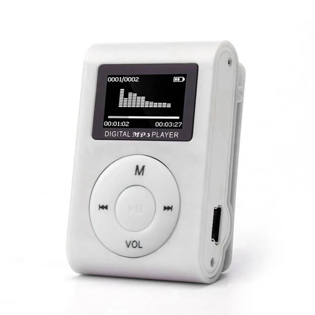 

Mini MP3 Player Portable Clip MP3 Music Player Support 32GB Micro SD TF Card LCD Screen Fashion Sport Music Player Walkman J18