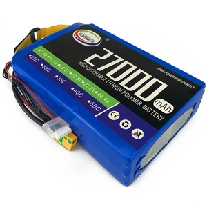 Аккумулятор LiPo 2S 3S 4S 6S 27000 мАч 25C RC 7,4 В 11,1 В 14,8 в 18,5 в 22,2 в мультиротор для РУ вертолета самолета дрона самолета