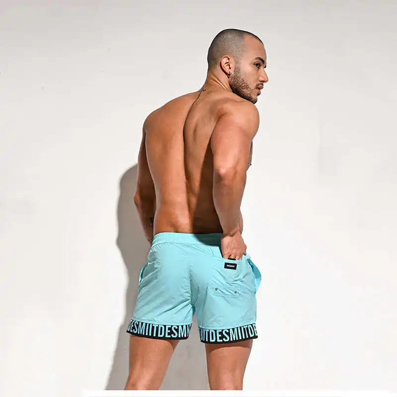 

Летние дышащие купальники, Мужская свободная пляжная одежда, купальный костюм, новый купальник, плавки больших размеров, быстросохнущие трусы-боксеры