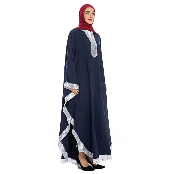Мусульманское платье-хиджаб с блестками abaya s Djellaba Femme кафтан марокканский кафтан Дубай турецкие платья ислам одежда для женщин Оман