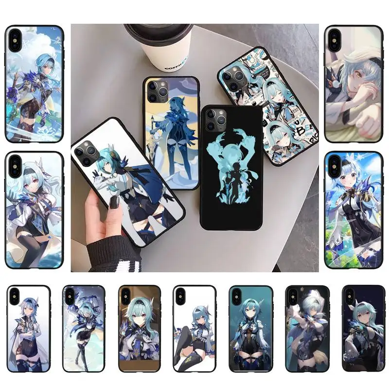 

Genshin Impact Eula Phone Case for iPhone 11 12 13 mini pro XS MAX 8 7 6 6S Plus X 5S SE 2020 XR case