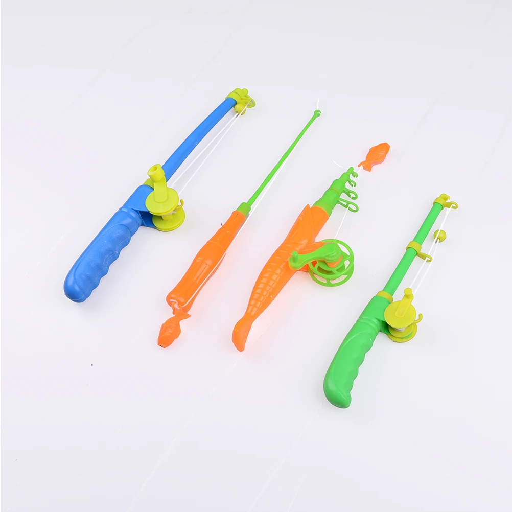 Ca&ntilde;a de pescar magn&eacute;tica para beb&eacute; y ni&ntilde;o, juguete educativo de pl&aacute;stico, juego divertido, regalo, 1 Uds.-0