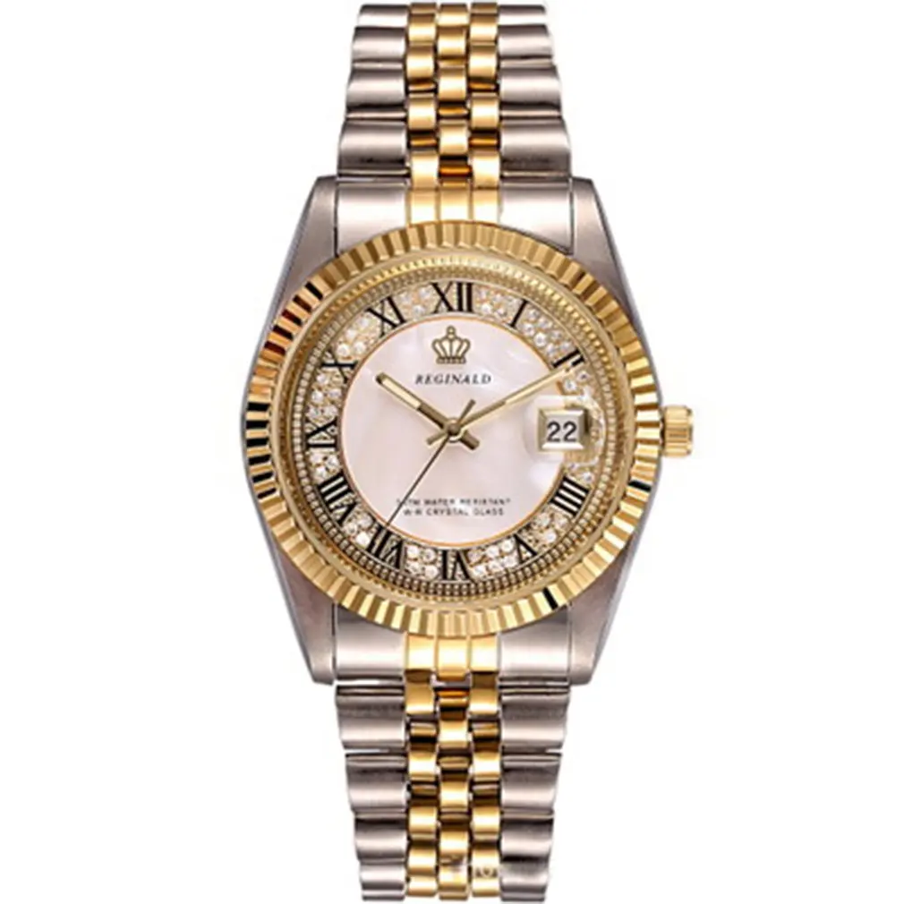 

Trendy High Quality Quartz Watch Luxury Slim Steel Strap Round Dial Precise Quartz Watches Exquisite Workmanship