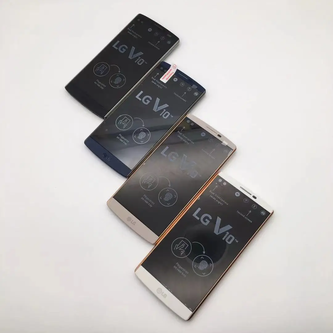 lg v10 refurbished original unlocked lg v10 h961 dual sim 4g phone hexa core 5 7 16 0mp 4gb ram 64gb rom 25601440 smartphone free global shipping