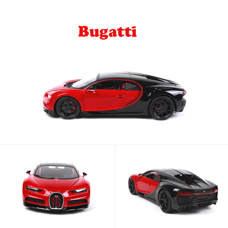 Модель автомобиля Huilong 1:18 Bugatti из сплава для украшения игрушки взрослых