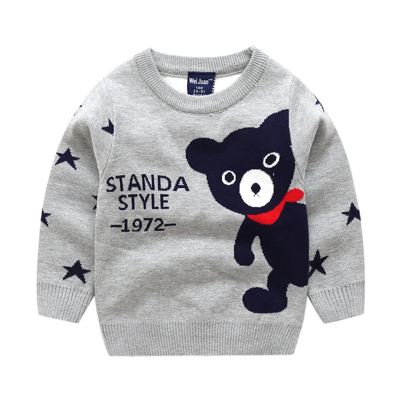 

Kids Baby Boys Sweaters Knitted Pullover Casual Long Sleeve Children's Tops Toddler Boy Clothes Baby Girl Clothes