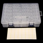 8456 шт. бутылки инструменты для вышивки картин со стразами ящик для хранения аксессуаров контейнер для бисера Алмазная вышивка каменная мозаика удобный ящик