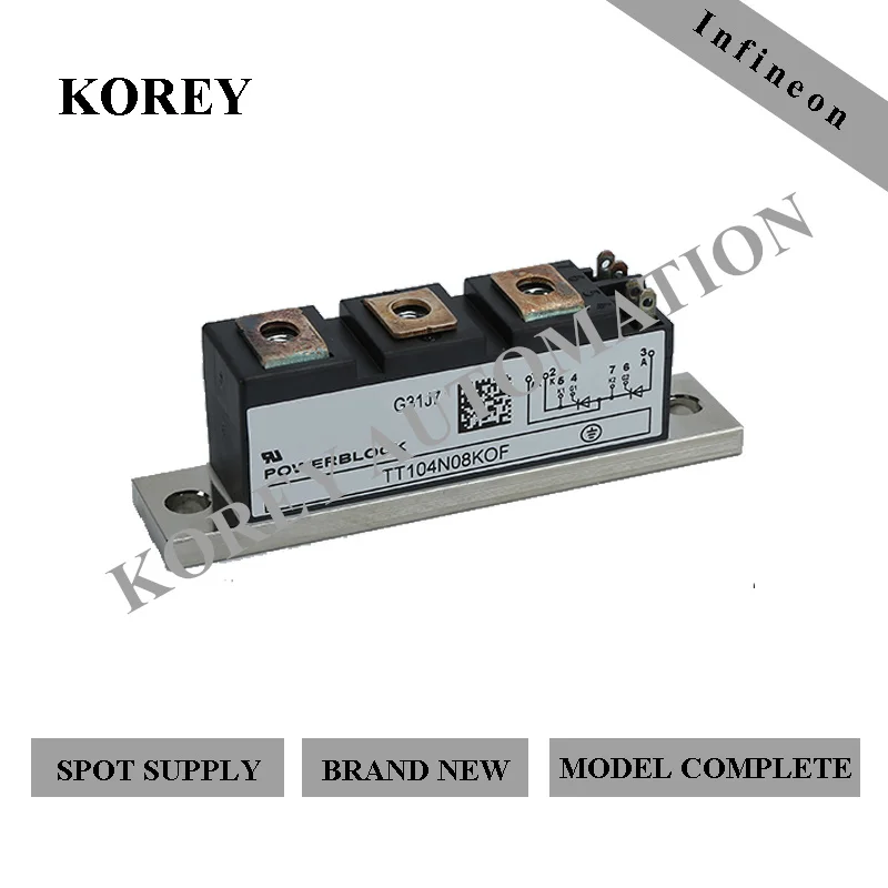 

Ready Stock Brand New 100% Infineon Power Thyristor Module TT104N08KOF TT104N12KO