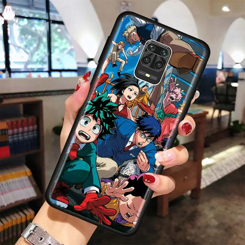 

Silicone Cover for Xiaomi Redmi Note 9 9s 8T 8 Pro 7 my hero academia TUP Bumper for REDMI 8A 9A 9C 9T 9i 9 Power Guscio