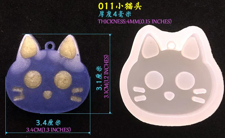 Популярные формы для украшений с лисой сквиррелли 1 шт. со шкалой из кристаллов