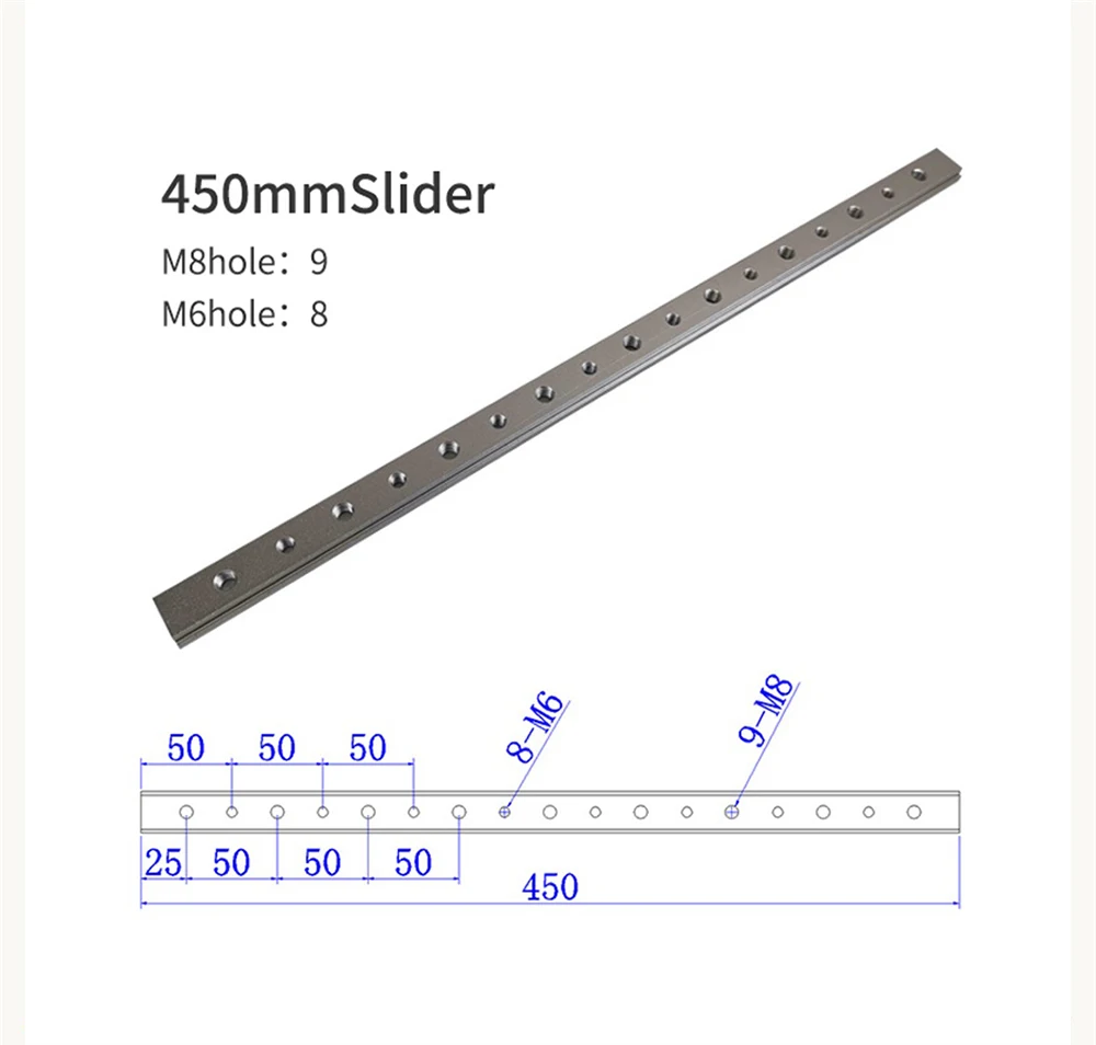 Слайдер с Т образным пазом из алюминиевого сплава M6/M8 T скользящий стержень