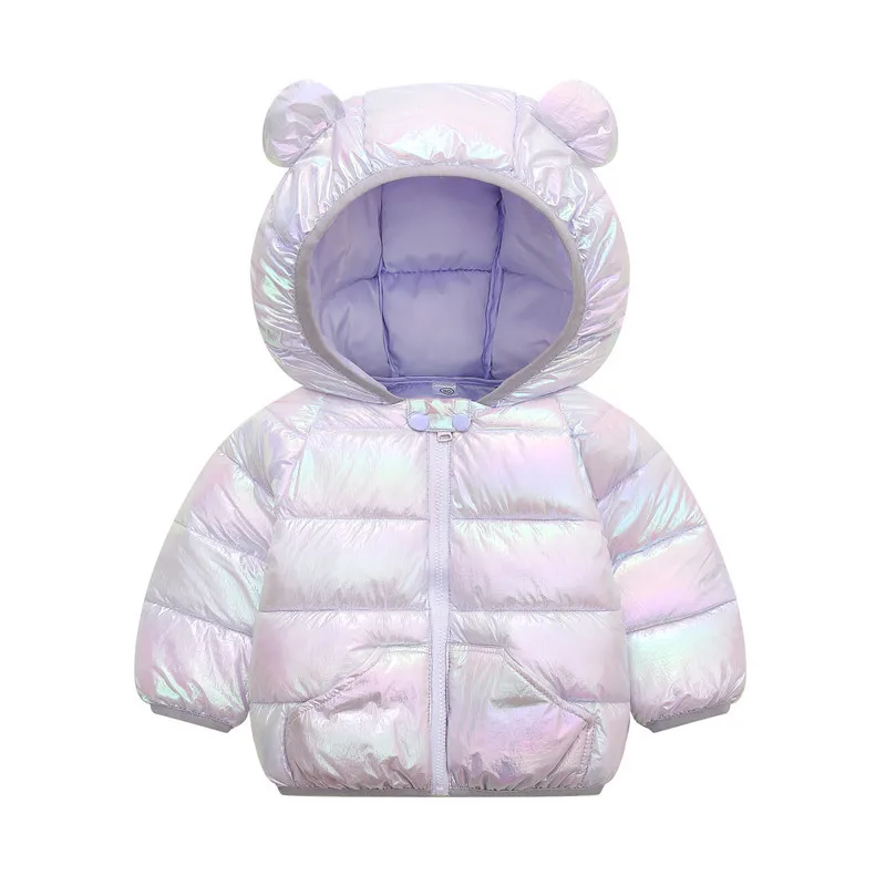 Children's winter jacket cotton boy girl cartoon hooded down baby | Детская одежда и обувь