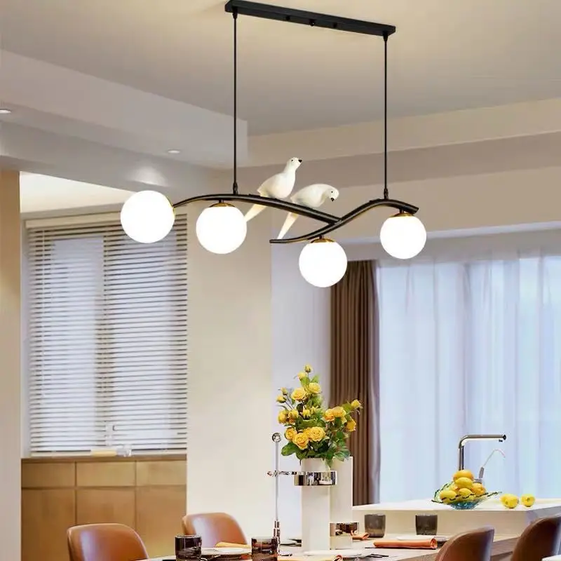 

Nordic Postmodern Restaurant Bird Chandelier Creative Personalized Designer Simple Personalized Bar Table Lamp