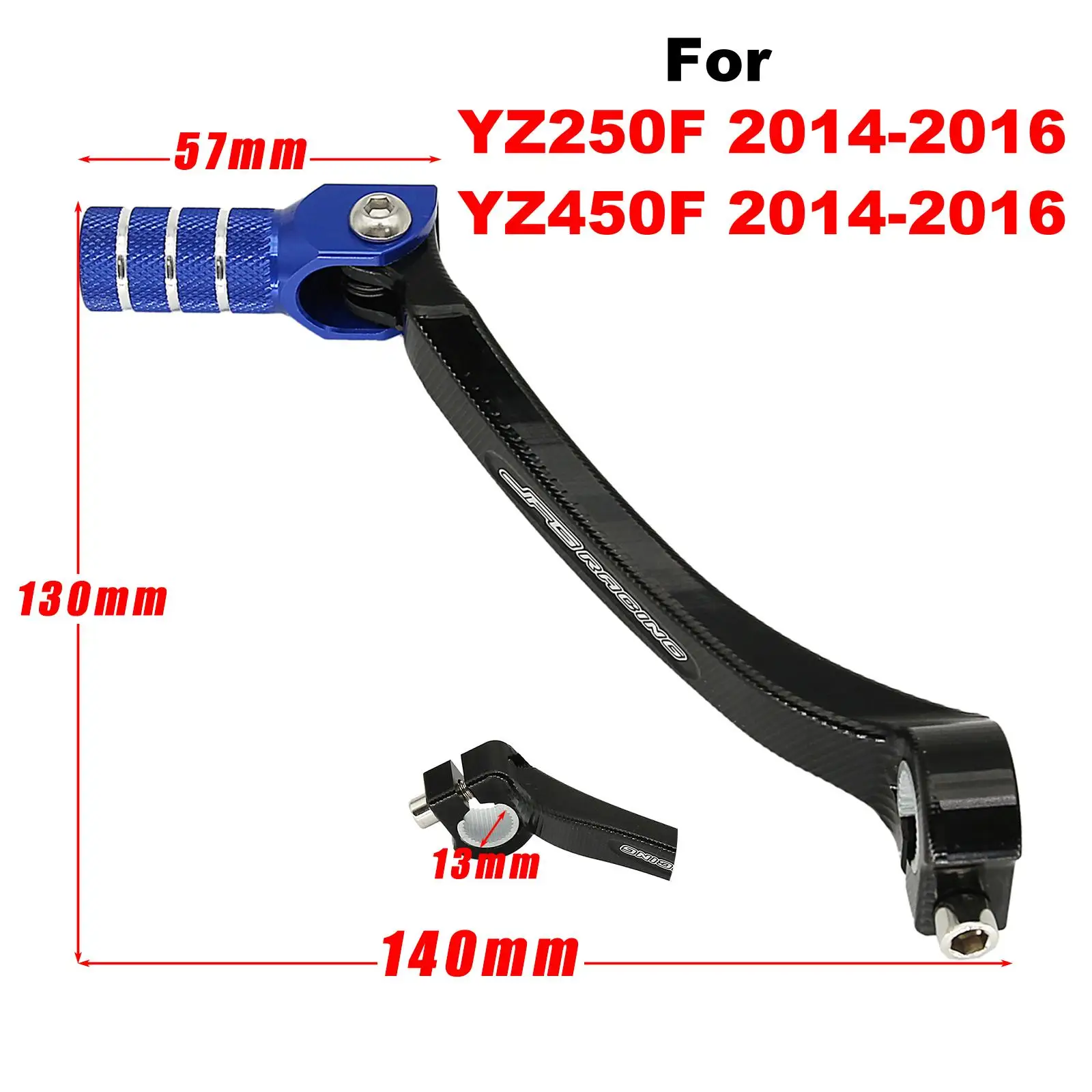 

Motorcycle CNC Gear Shifter Shift Pedal Lever For Yamaha YZ250F 2014-2016 YZ450F 2014-2016 Modification accessories