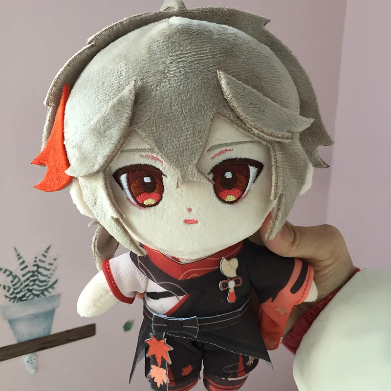 

New Anime Game Genshin Impact Kaedehara Kazuha Plush Doll Pillows Cosplay Cartoon Woman Man GIft