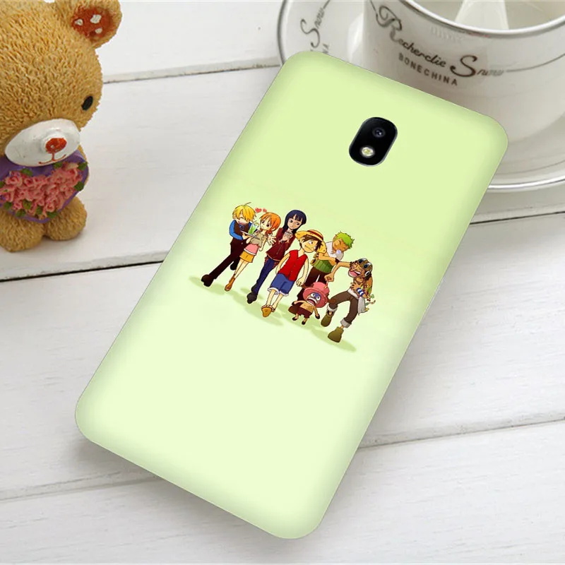 Аниме One Piece Luffy Law Chopper мягкие чехлы для Samsung Galaxy A5 A10 A40 J3 J5 J6 2016 2017 2018 S7 S8 S9 S10 Plus Note 8 |
