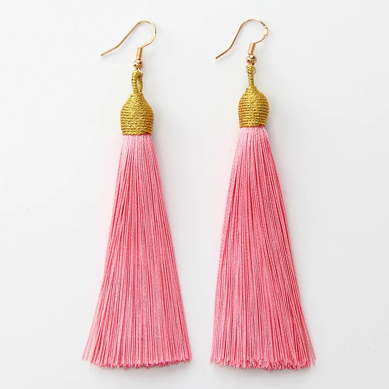 2019 новые серьги с подвеской женские модные в стиле бохо длинные кисточками Ретро