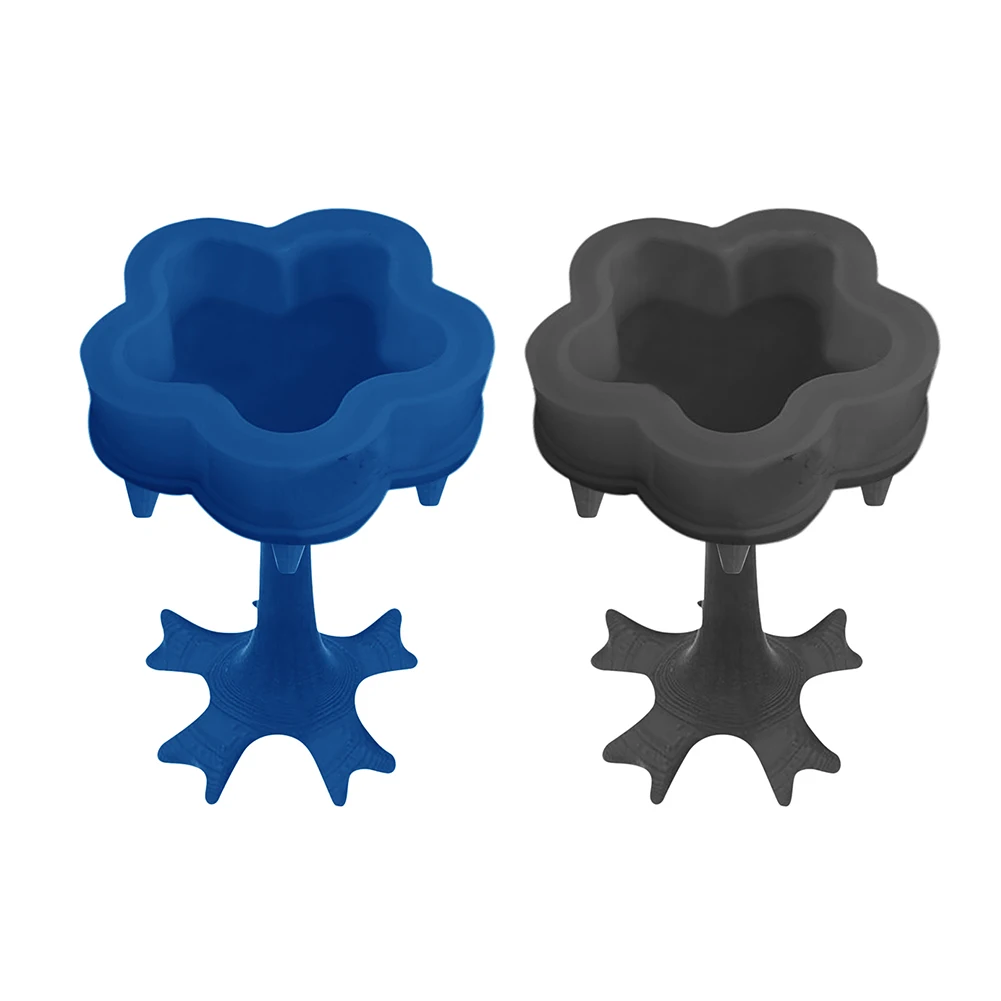 В форме цветка Очки диспенсер Пластик держатели для вина пива ликера напитков