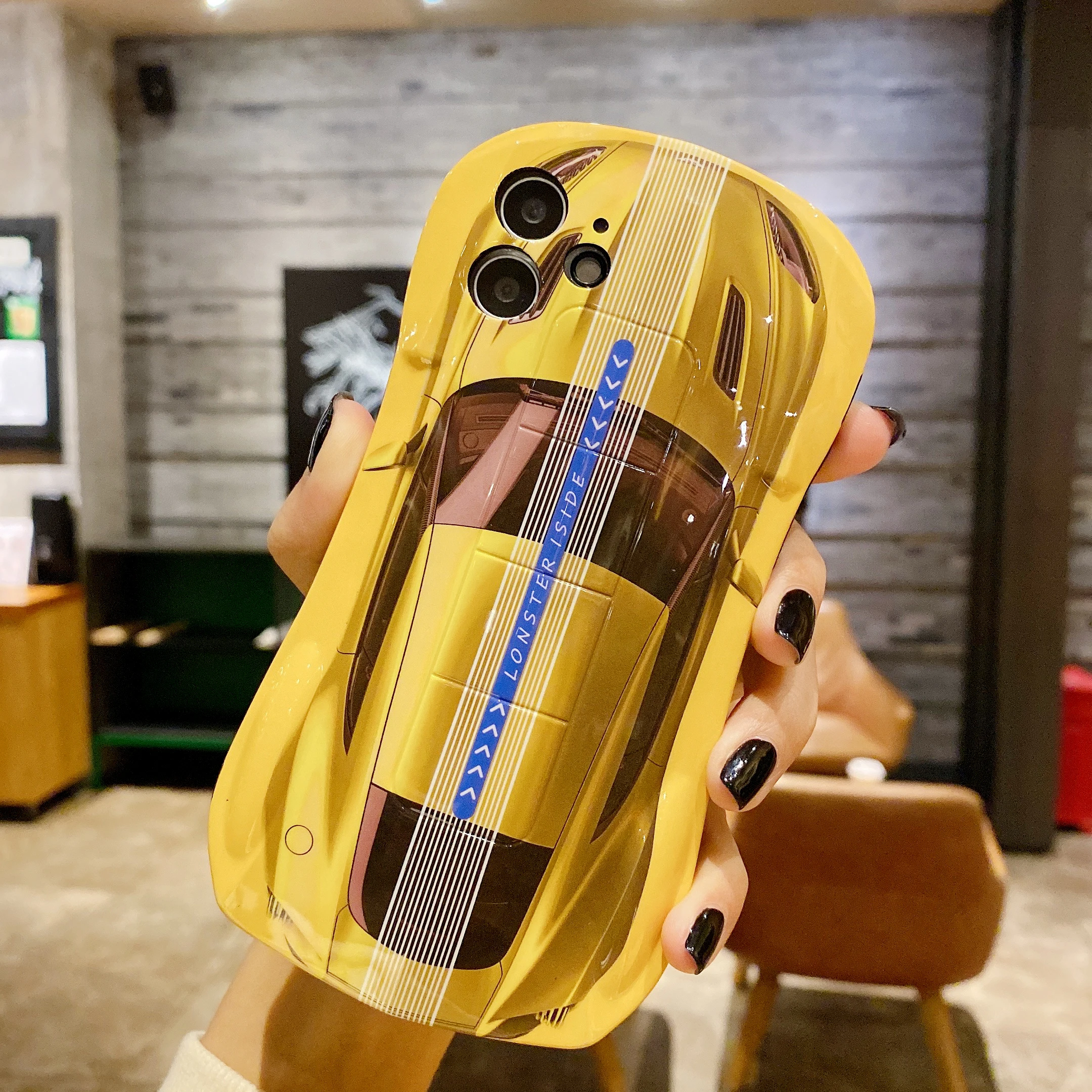 

2021New Sports Car Design Case For Iphone 12Pro 11 XR 78Plus Xsmax Fully Enclosed Waterproof Case Luxury Racing Phone Case