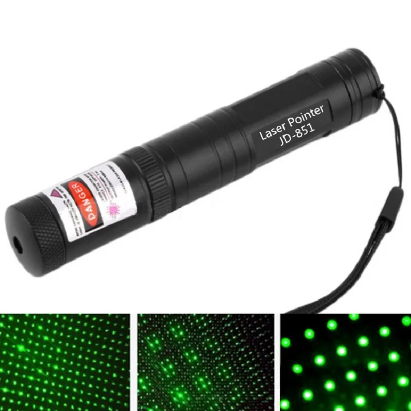 Светодиодный лазерный фонарик Зеленая лампа Звездный Видимый луч индикатор