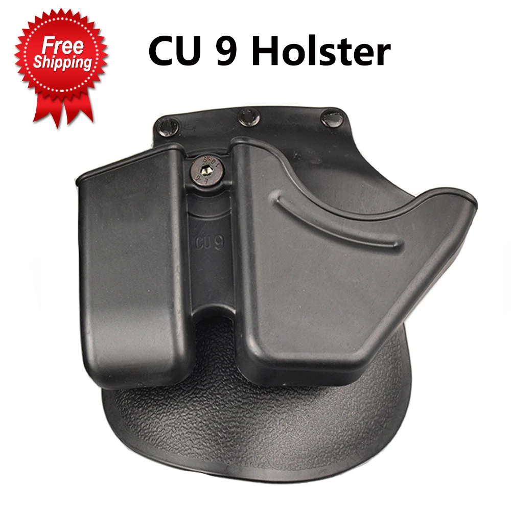 

Gun Holster CU 9 Holster Punch Magazine Pouch Handcuffs Holster for Hunting